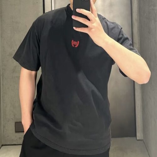 발렌시아가 BB 스몰 자수로고 반팔 티셔츠