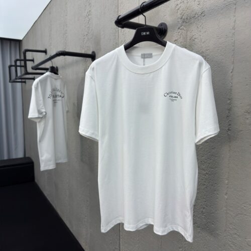 디올 아뜰리에 프린팅 반팔 티셔츠 화이트