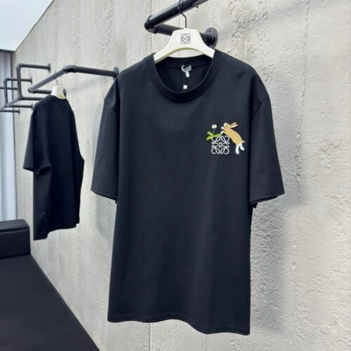 로에베 로버니 로고 티셔츠 x Suna Fujita 블랙