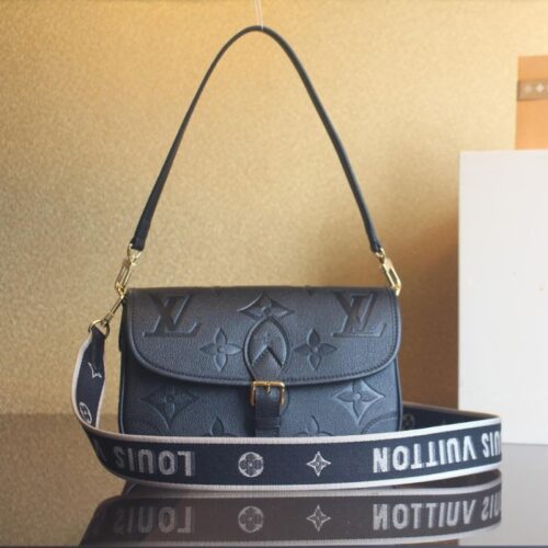 루이비통 다이앤 바이컬러 앙프렝뜨 블랙 M46386