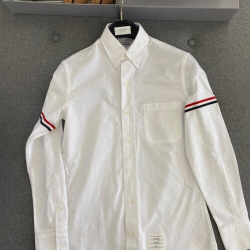 톰브라운 클래식 암밴드 옥스포드 셔츠 화이트