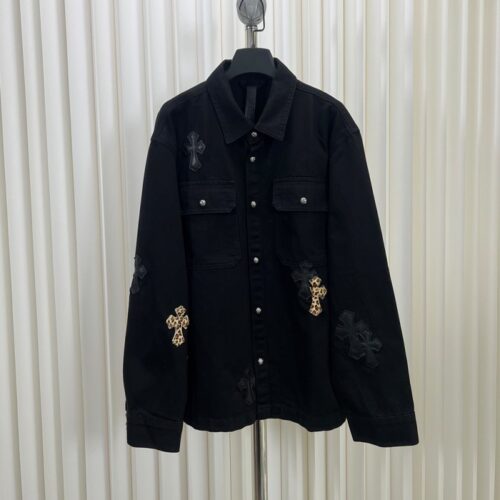 크롬하츠 크로스 패치 데님 자켓