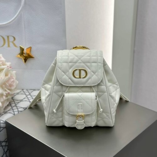 디올 카로 백팩 화이트 스몰