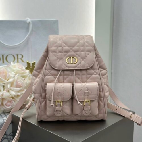디올 카로 백팩 핑크 미디엄