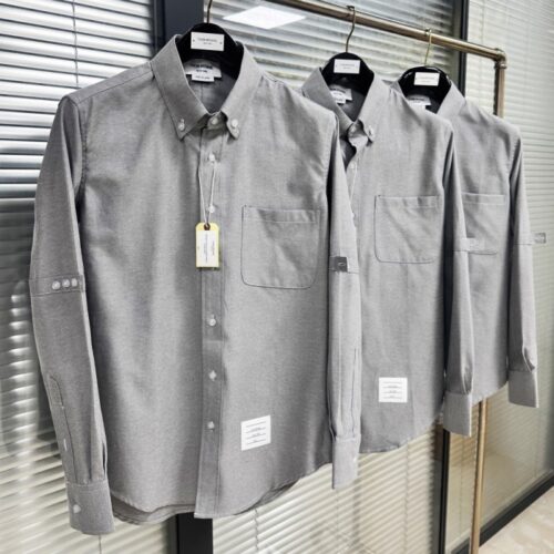 톰브라운 클래식 피케 스트레이트 핏 셔츠