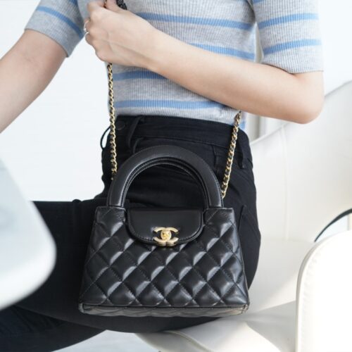 팬더샵 샤넬 켈리백 블랙 금장 라지