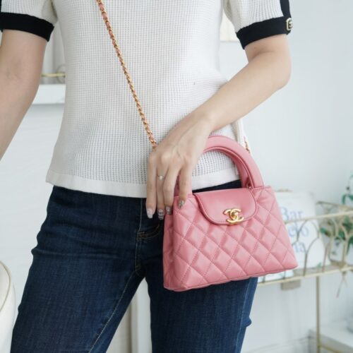 팬더샵 샤넬 켈리백 핑크 금장 라지