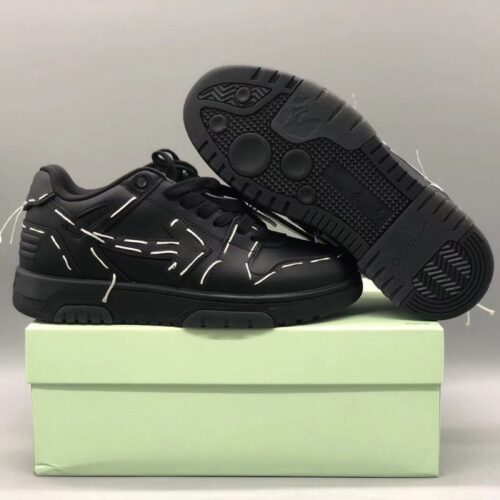 오프화이트 블랙 아웃 오브 오피스 사토리얼 스니커즈