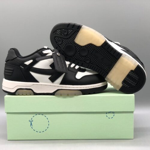 오프화이트 화이트/블랙 아웃 오브 오피스 사토리얼 스니커즈