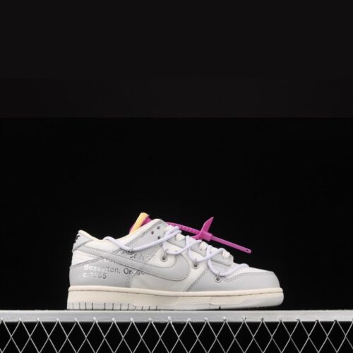 나이키 x 오프화이트 덩크 로우 더 50 퍼플