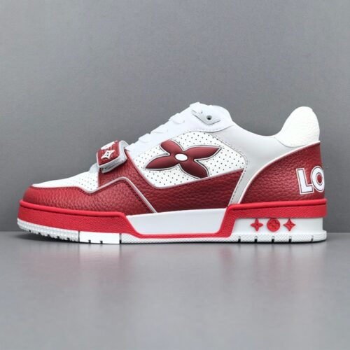 루이비통 LV 트레이너 스니커즈 화이트 레드