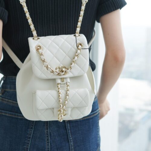 팬더샵 샤넬 22A 뉴 듀마 백 화이트