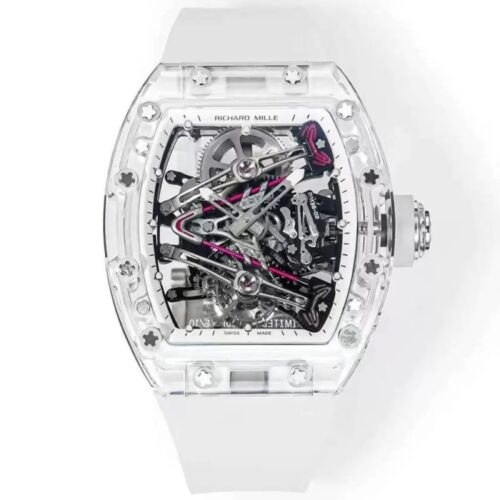 RM공장 리차드밀 수동 와인딩 투르비용 부바 왓슨 크리스탈 케이스 RM38-02