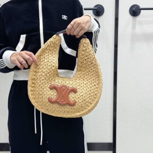 셀린느 클래식 라피아 파니에 호보백 112772EYR