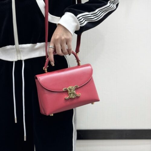 셀린느 틴 니노백 서플 카프스킨 핑크