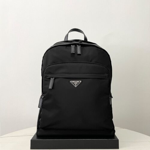 프라다 리나일론 및 사피아노 가죽 백팩 2VZ048