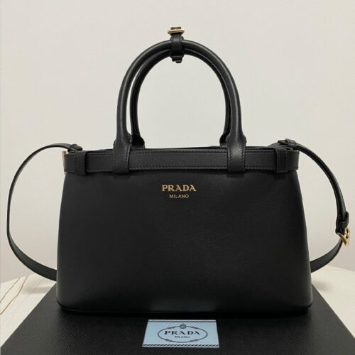 프라다 더블 벨트 스몰 토트숄더백 1BA418