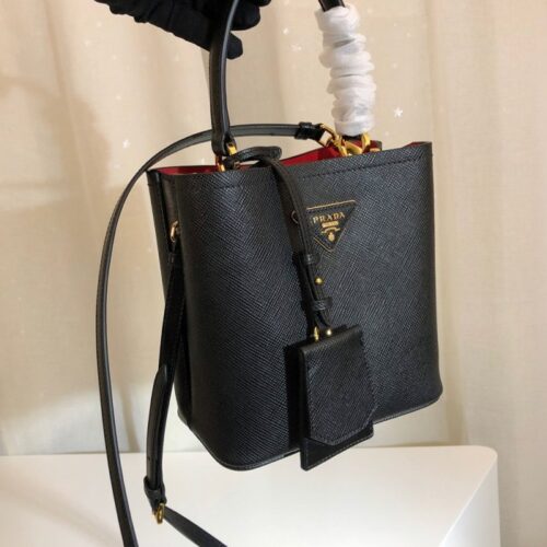 프라다 사피아노 파니에 두블레 스몰 토트 숄더백 1BA217