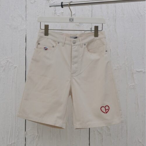 디올 데님 버뮤다 반바지 화이트