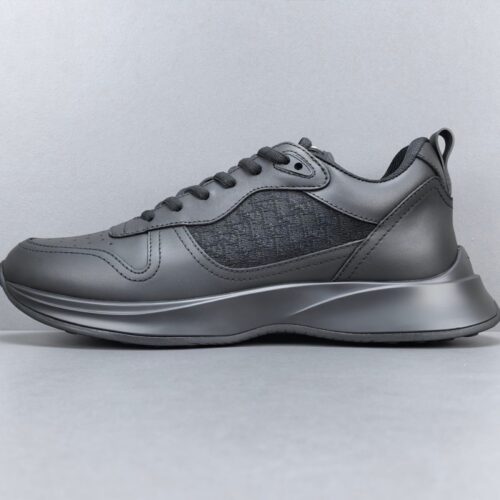 디올 B25 러너 스니커즈 레더 블랙