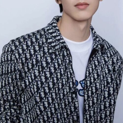 디올 오블리크 니트 셔츠