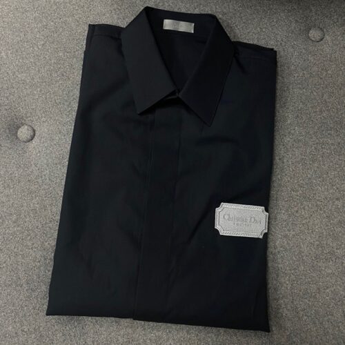 디올 쿠튀르 포플린 셔츠 블랙