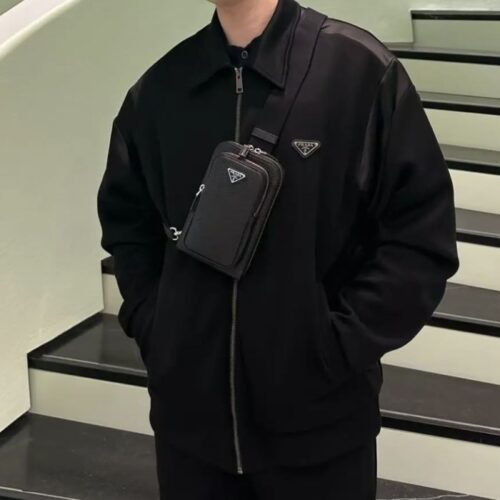 프라다 테크니컬 듀체스 디테일 코튼 가디건