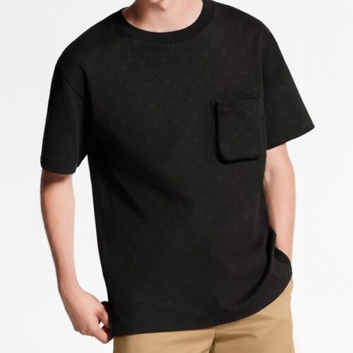 루이비통 모노그램 3D 포켓 반팔티 블랙