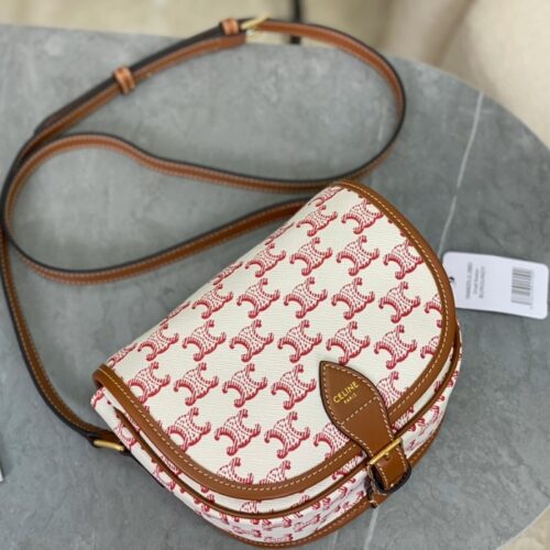 셀린느 트리옹프 미디엄 폴코 크로스 백 191502