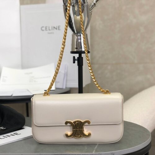 셀린느 트리옹프 체인 숄더백 트렌치 197993