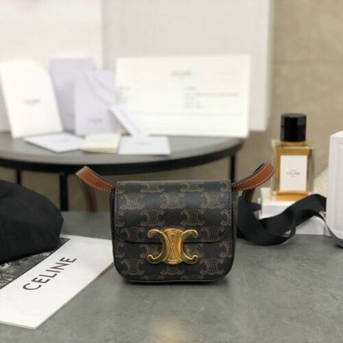 셀린느 미니 클로드 크로스백 탄 101512