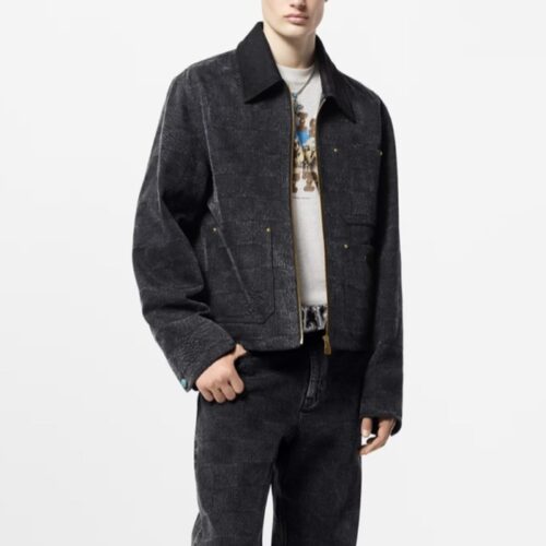 루이비통 다미에 워크웨어 코튼 블루종 1AFWJ0