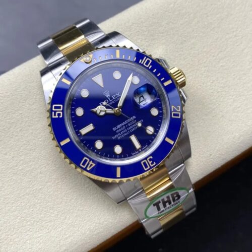 THB공장 롤렉스 서브마리너 신형 청판 다이얼 옐로우 골드 콤비 41mm 126613