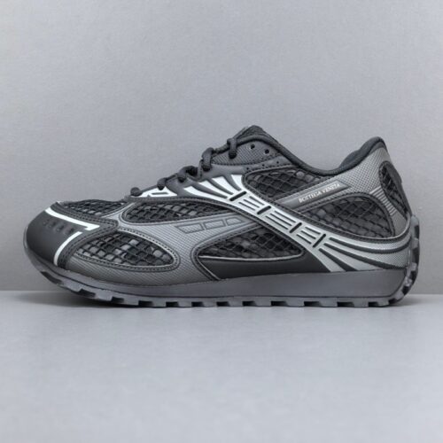 보테가베네타 오르빗 나일론 로우탑 스니커즈 블랙