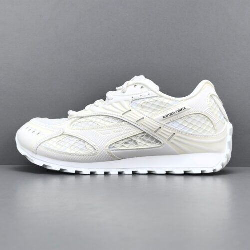 보테가베네타 오르빗 나일론 로우탑 스니커즈 화이트