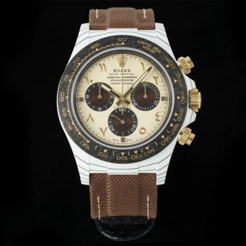 DIW 공장 롤렉스 데이토나 EXCEPTIONAL-1 티타늄 & 카본 파이버 카본 브라운