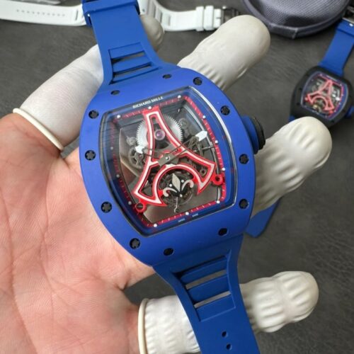 RM공장 리차드 밀 RM52-03 PSG 투르비용 에디션 블루 세라믹 케이스