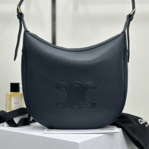 셀린느 엘로이즈 숄더 호보 백 블루 114713