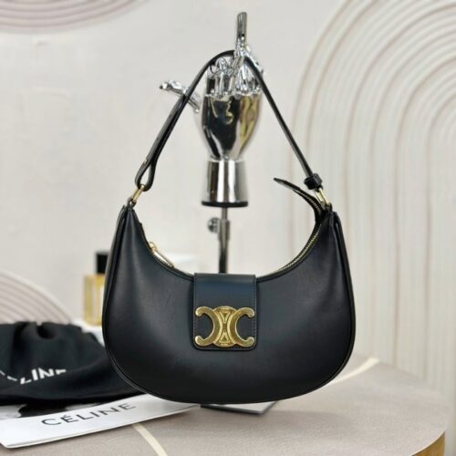 셀린느 미디엄 아바 트라이엄프 숄더백 블랙 114493