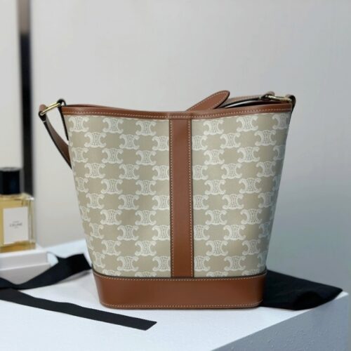 셀린느 버킷백 트리오페 스몰 숄더백 베르도 191442