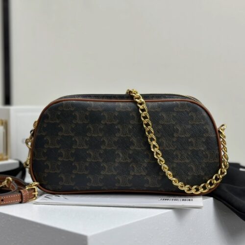 셀린느 트리오페 캔버스 멀티백 탄 114122