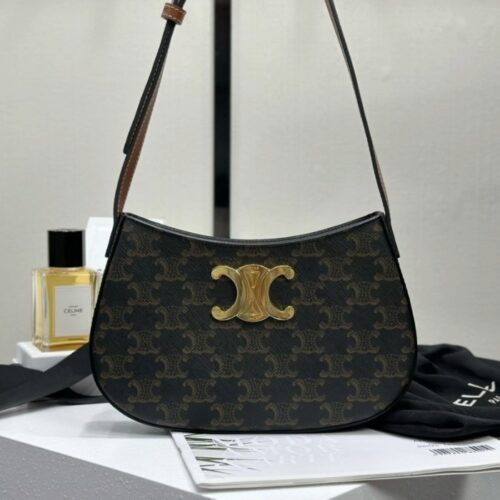 셀린느 탄 미디엄 트리옹프 틸리 숄더백 115703