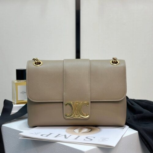 셀린느 틴 빅투아르 숄더백 카푸치노 미디엄 115853