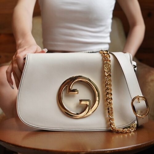 구찌 블론디 숄더백 화이트