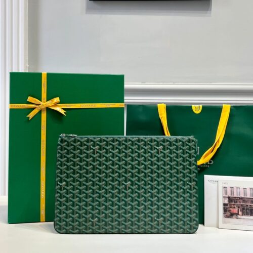 고야드 세나 클러치 GM 그린