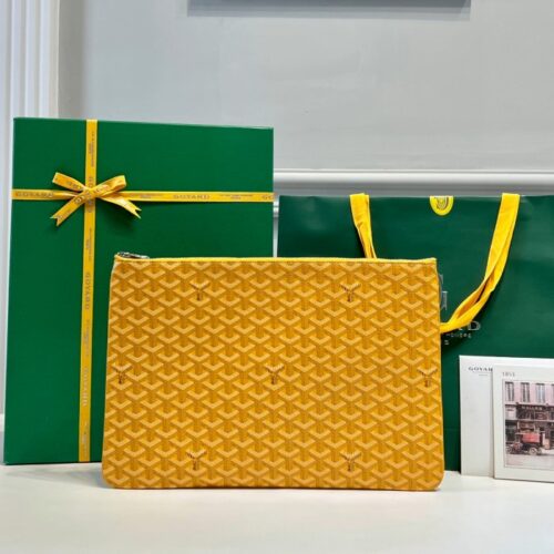 고야드 세나 클러치 GM 옐로우