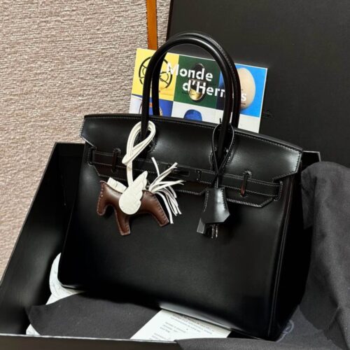 올수공 에르메스 버킨 30 89/noir 박스 가죽 블랙 하드웨어