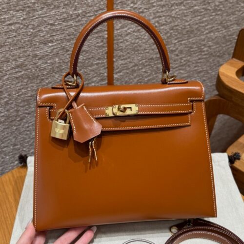 올수공 에르메스 켈리 25 37/gold 박스 가죽 골드 하드웨어