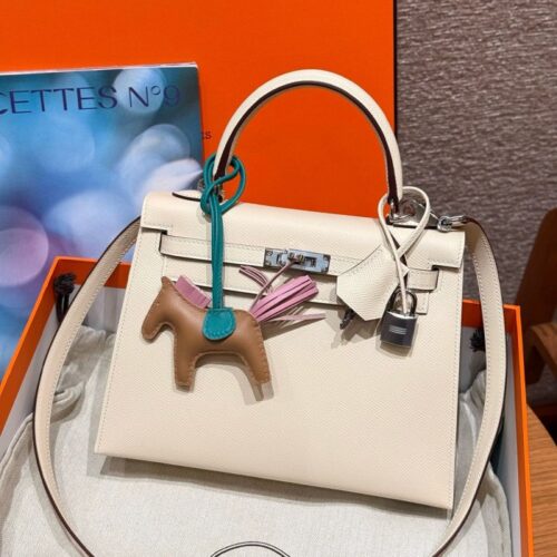 올수공 에르메스 켈리 25 i2/Nata 엡송 가죽 실버 하드웨어