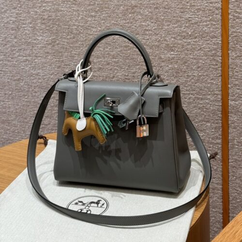 올수공 에르메스 켈리 25 0L/Girs Mayer 스위프트 가죽 실버 하드웨어